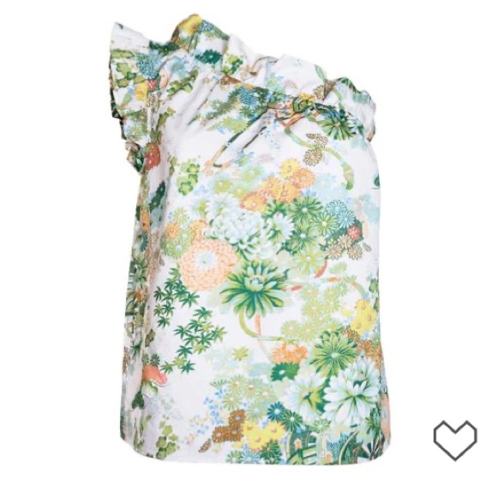 MASON'S DAUGHTER Flower Print Top